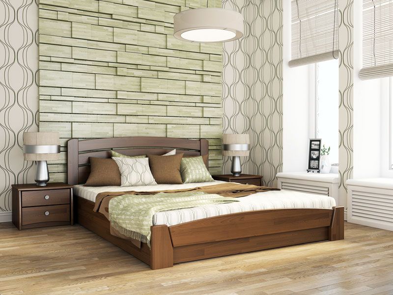 Дерев'яне ліжко Селена-Аурі, Розмір 11076 фото